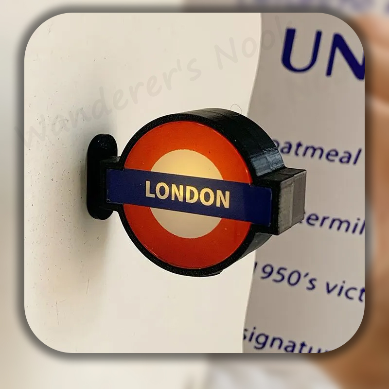 Decor Lighting Uk - London Underground Roundel Light Up koelkastmagneet