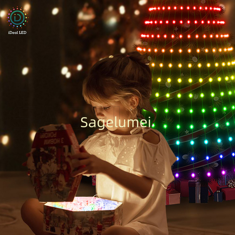 Decor Lighting Uk - RGBIC 400 LEDs kerstverlichting vakantie lichtslingers