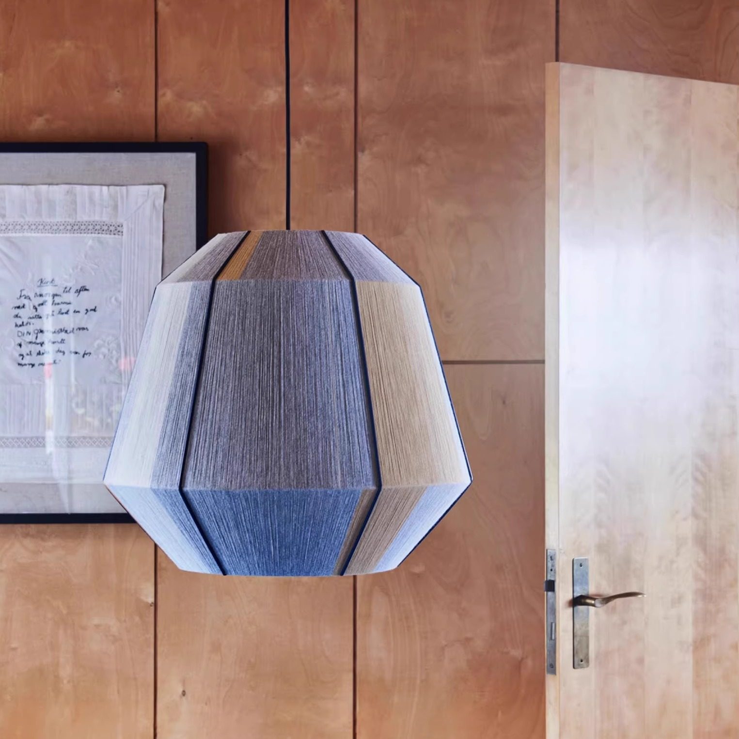 Geometric Lamp Shade - Rotan hanglamp Boho Geometrische hanglamp Creatieve