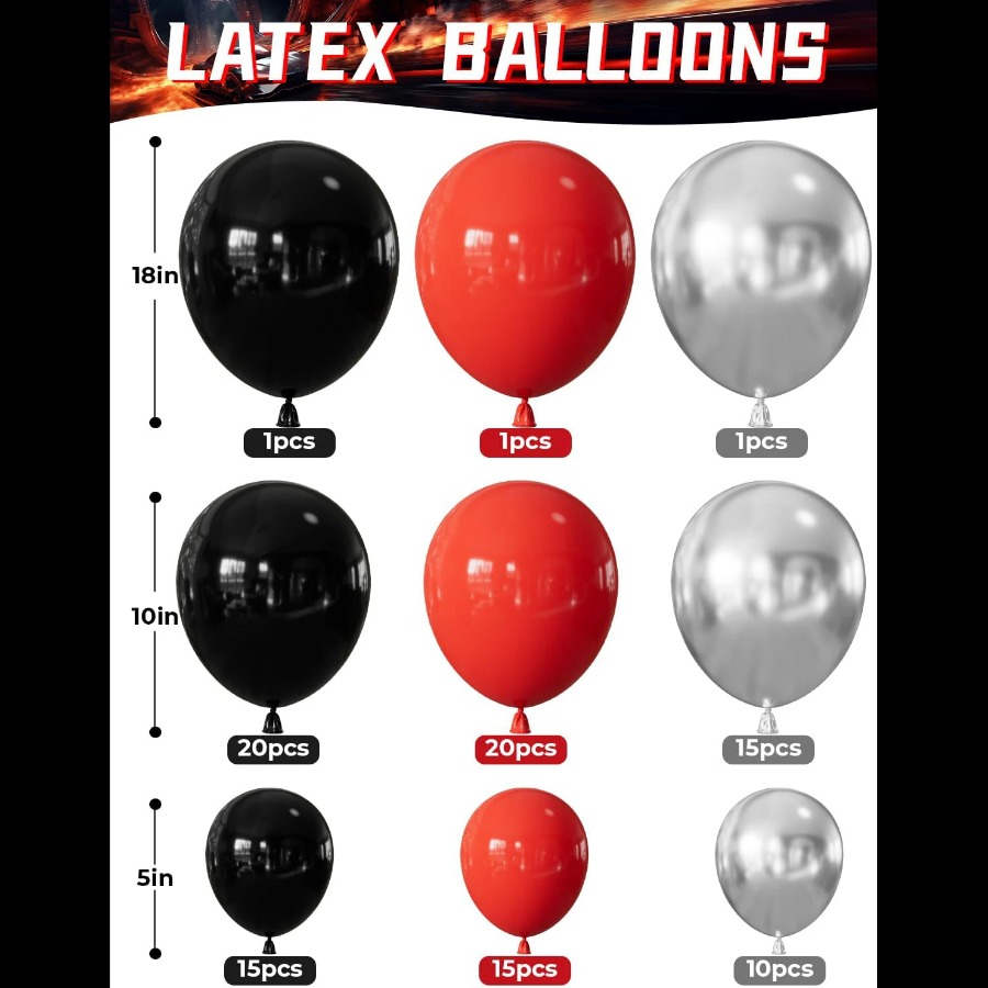Raceauto Ballonboog Garland Ki - Lighting Mcqueen Birthday Decor recensie en prijs