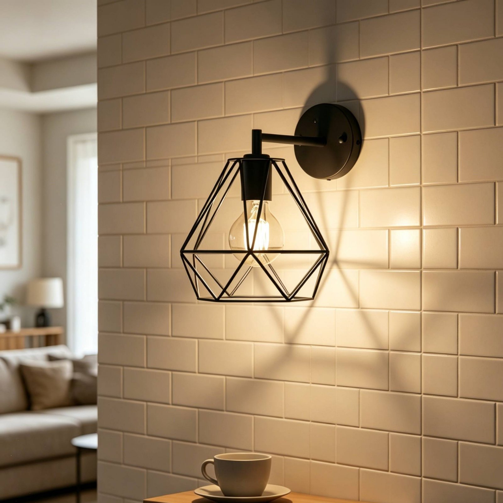 Ruitvormige lampenkap Minimali - Geometric Lamp Shade recensie en prijs