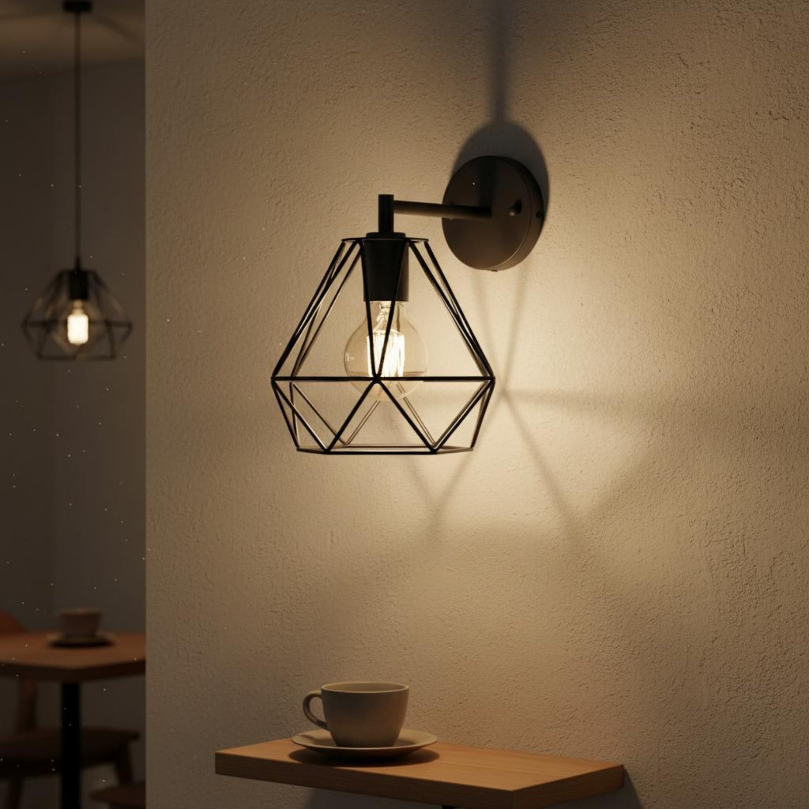 Ruitvormige lampenkap Minimali - Geometric Lamp Shade recensie en prijs
