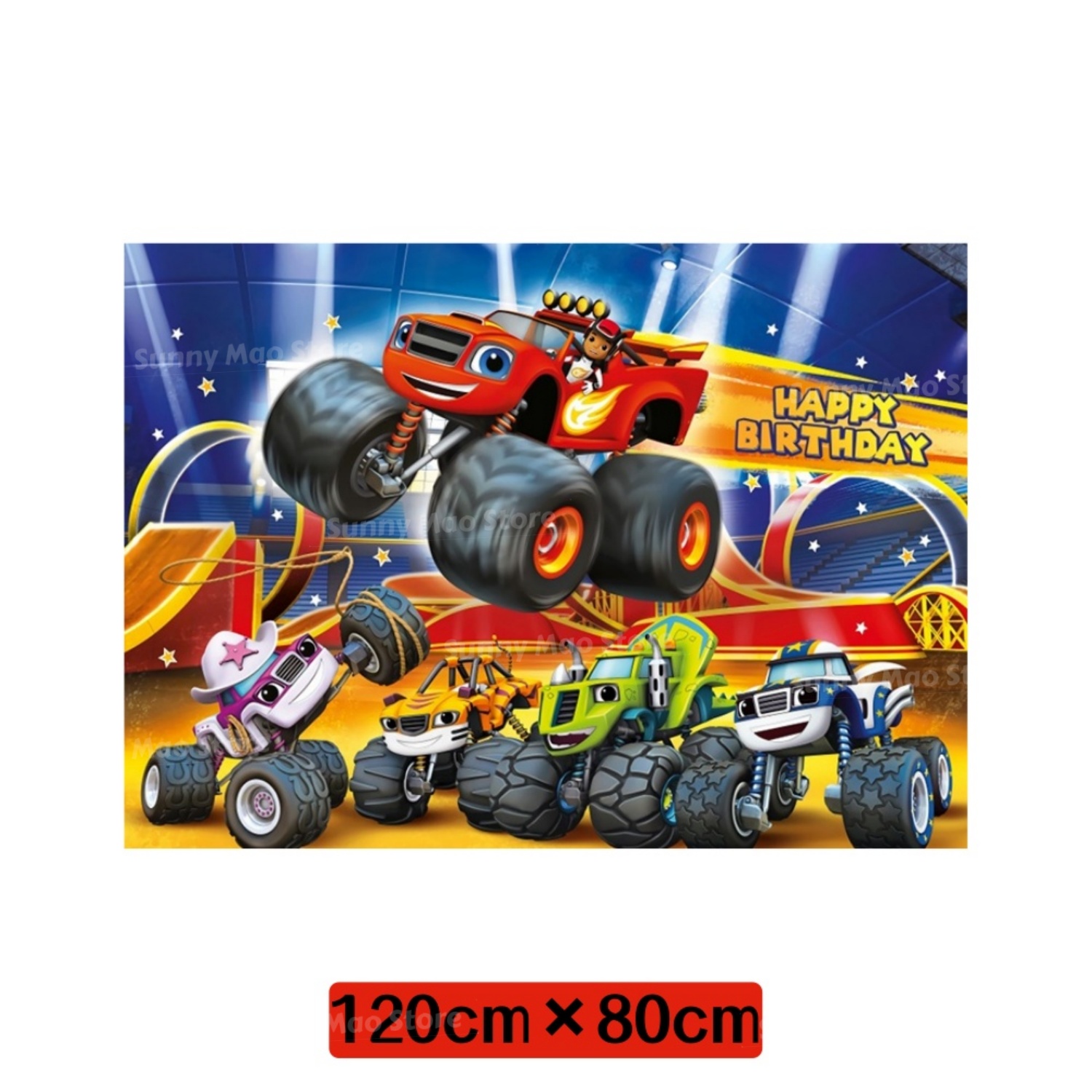 Blaze Monster Verjaardagsfeest - Lighting Mcqueen Birthday Decor recensie en prijs