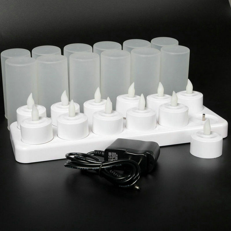 Set van 12 oplaadbare LED-kaar - Decor Lighting Pack recensie en prijs