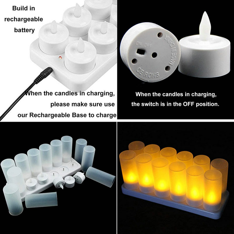 Set van 12 oplaadbare LED-kaar - Decor Lighting Pack recensie en prijs