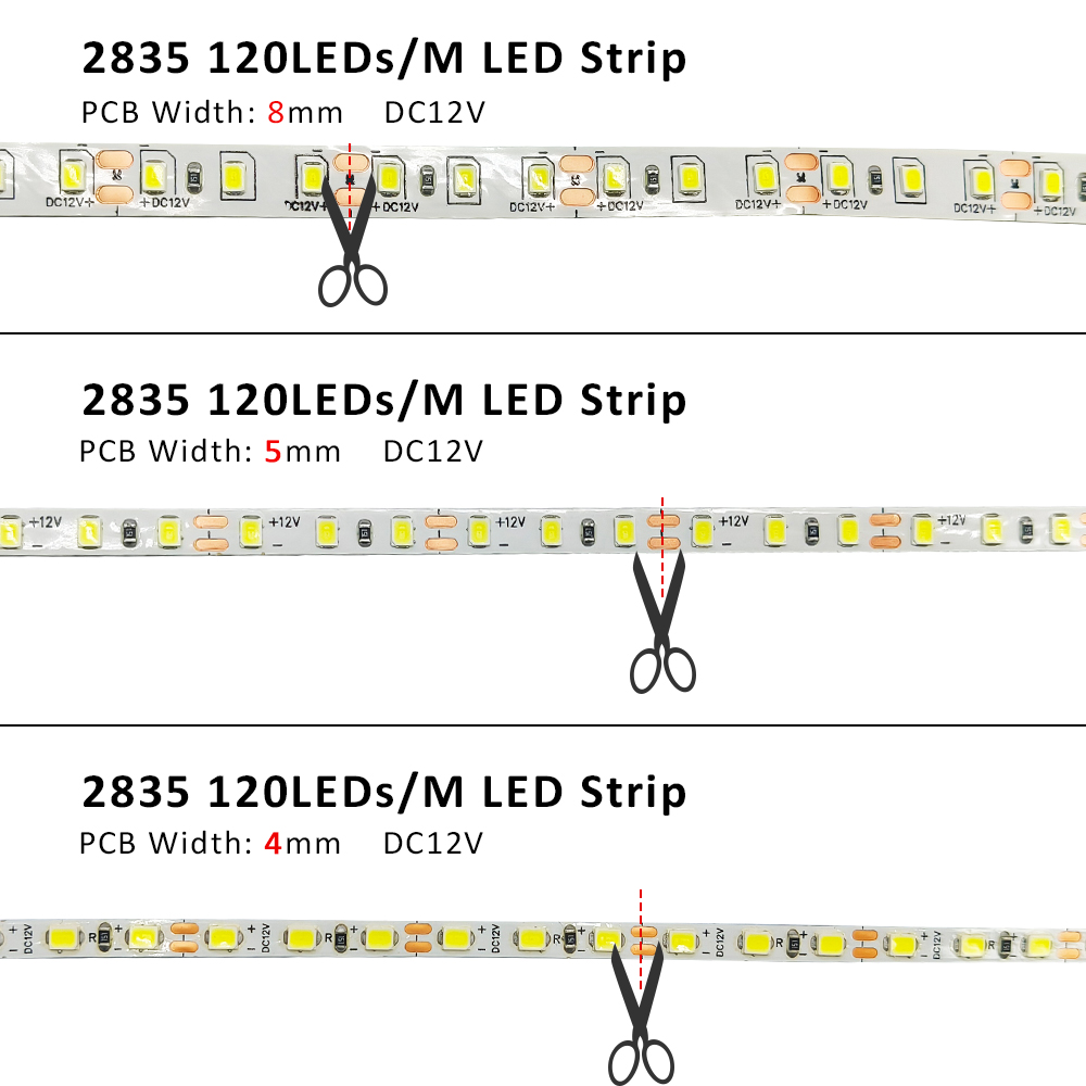 12V 5m LED Strip Licht SMD 283 - Decor Lighting Hours recensie en prijs