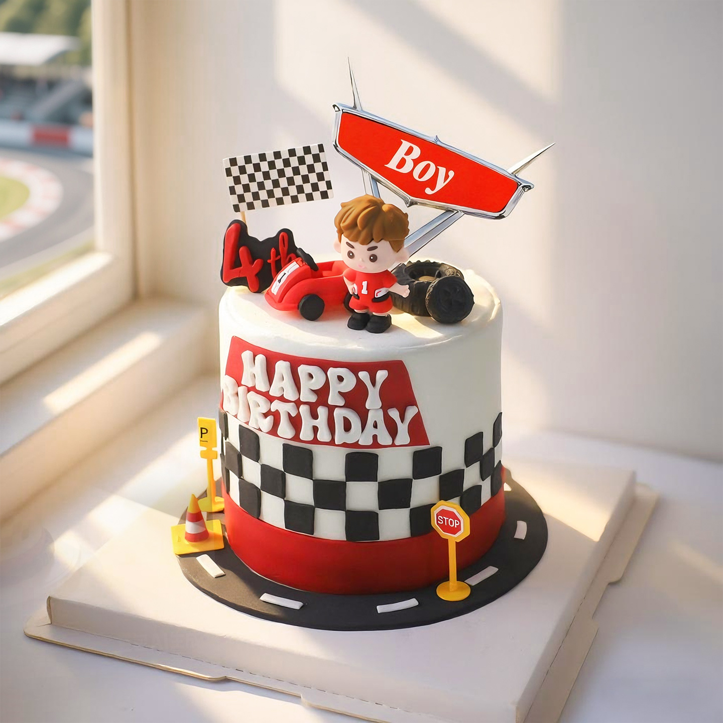 Cartoon Jongen Verjaardagstaar - Lighting Mcqueen Birthday Decor recensie en prijs
