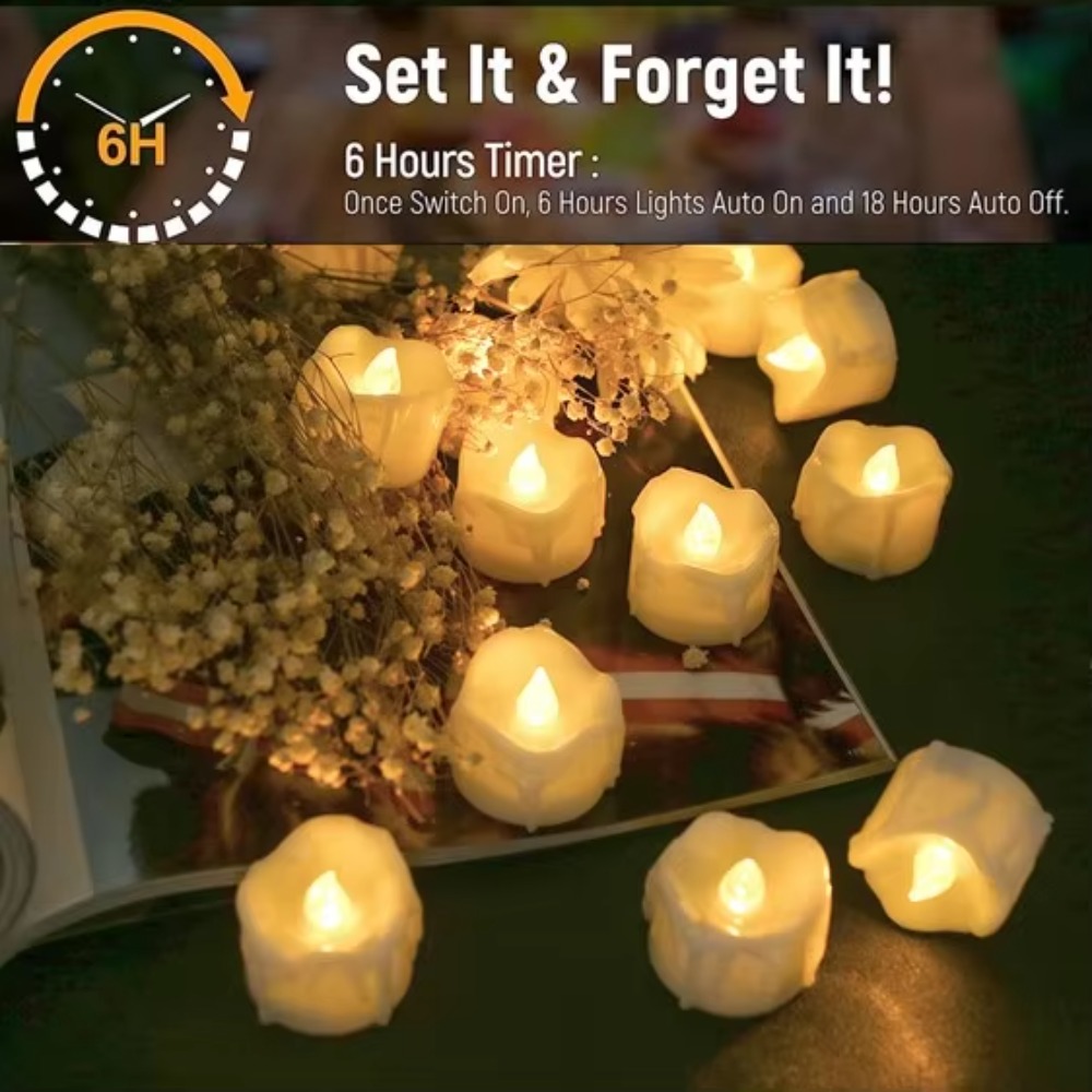 24/48 stuks vlamloze led-theel - Decor Lighting Hours recensie en prijs