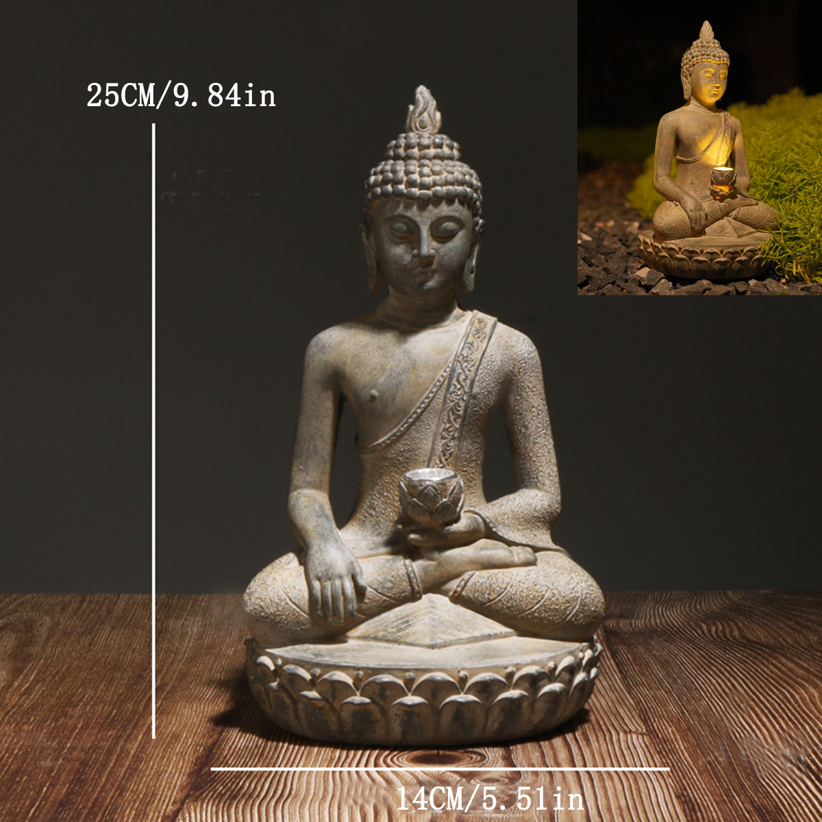 Zen-geïnspireerd Boeddhabeeld  - Decor Lighting India recensie en prijs