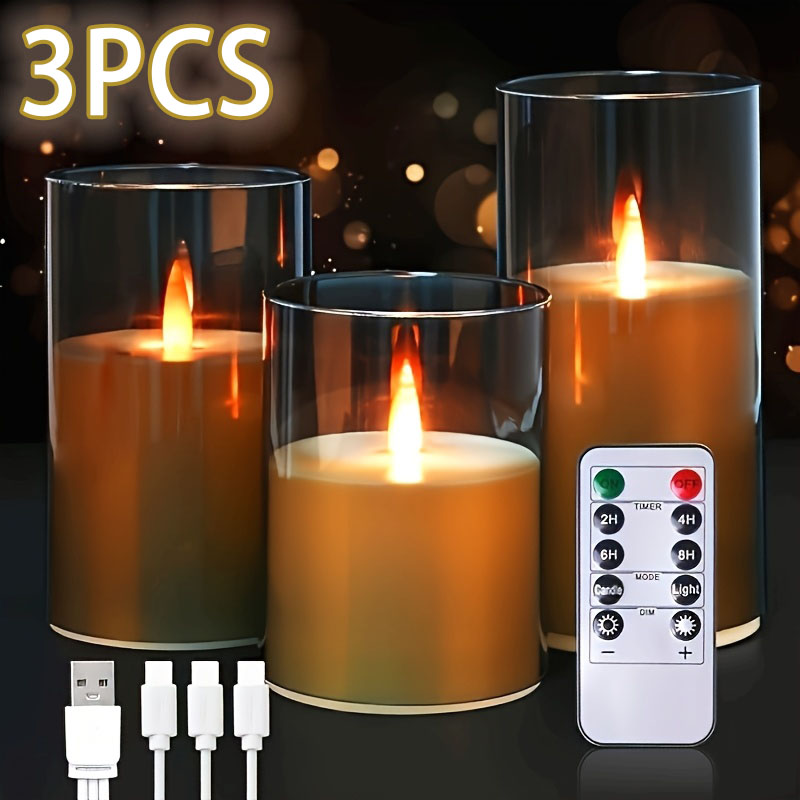 3-pack oplaadbare nepkaarsen m - Decor Lighting Pack recensie en prijs