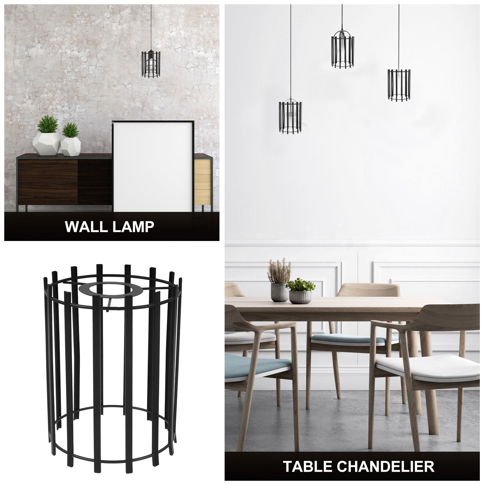 IJzeren geometrische hanglampk - Geometric Lamp Shade recensie en prijs