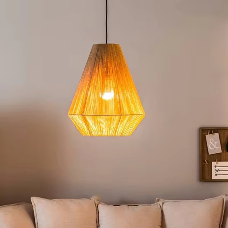 Rotan hanglamp Boho Geometrisc - Geometric Lamp Shade recensie en prijs