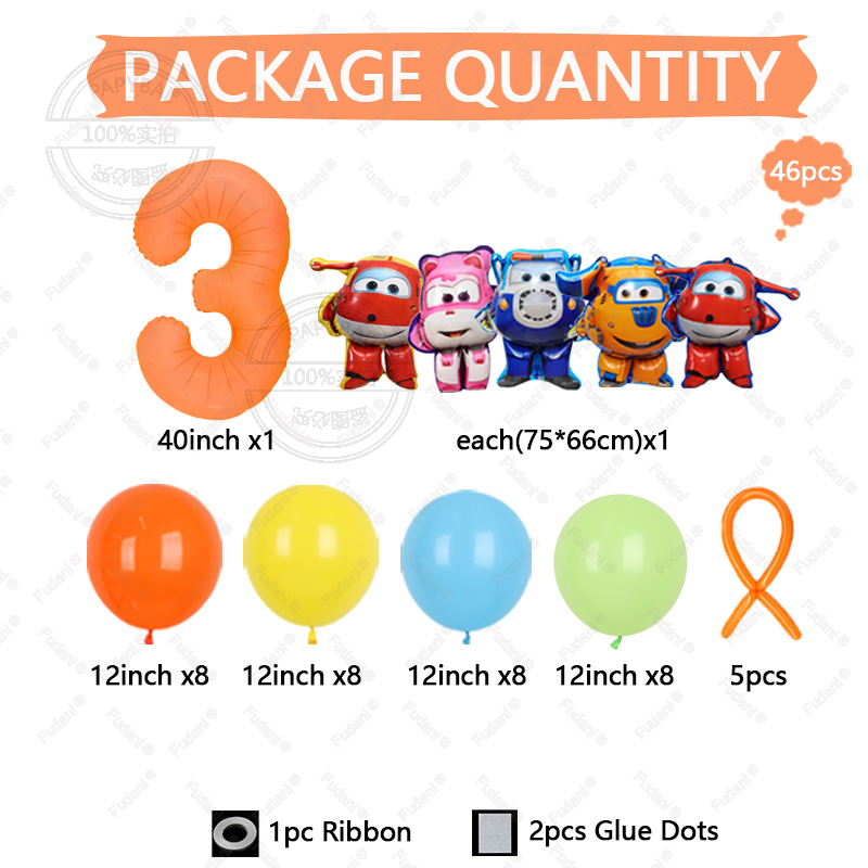 46 stuks Nieuwe Super Wings Al - Lighting Mcqueen Birthday Decor recensie en prijs