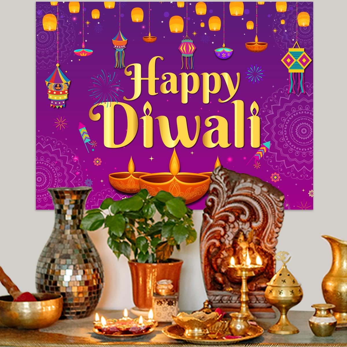 Gelukkige Diwali Achtergrond 5 - Decor Lighting India recensie en prijs
