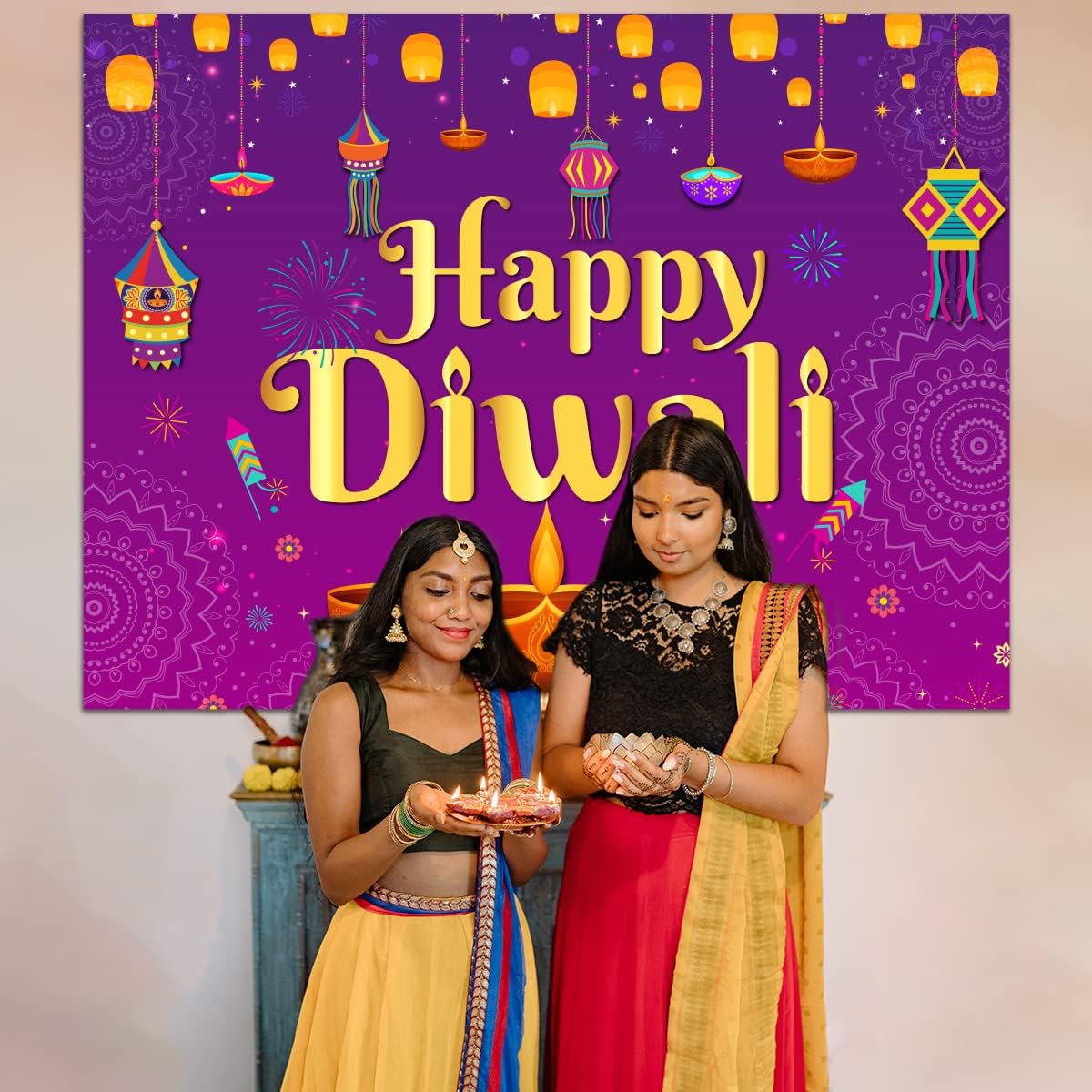 Gelukkige Diwali Achtergrond 5 - Decor Lighting India recensie en prijs