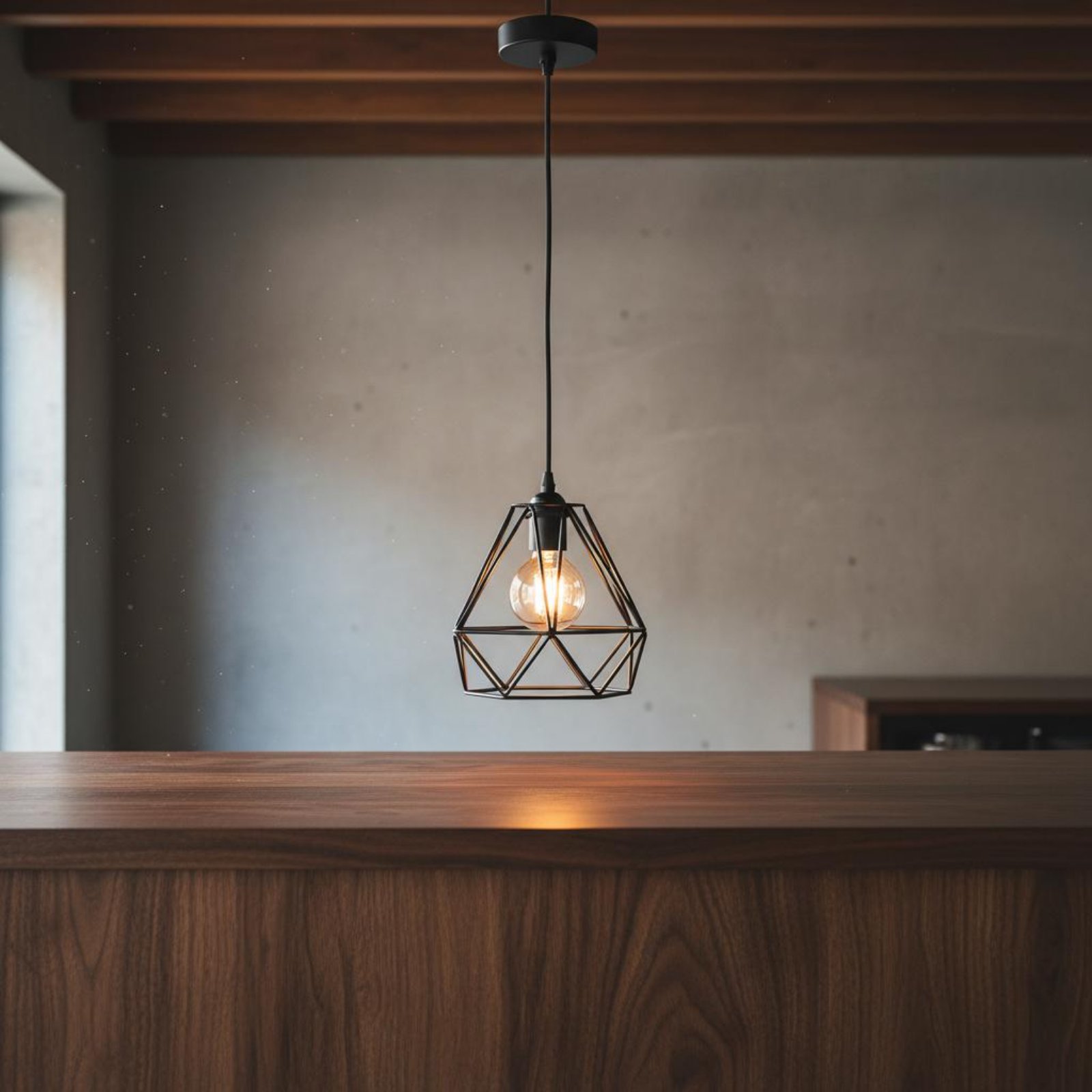 Diamantvormige lichte lampenka - Geometric Lamp Shade recensie en prijs