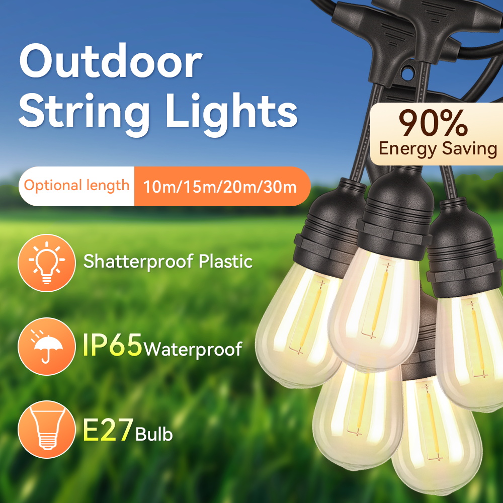 E27 Outdoor Lichtslingers Led- - Decor Lighting Uk recensie en prijs